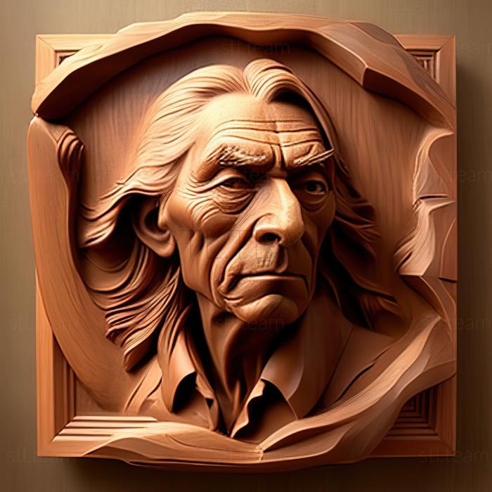 3D model John Wesley Jarvis American artist (STL)